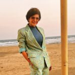 Mandira Bedi Instagram - Beautiful, eventful weekend at #Konark for #mycitylinks .. enjoyed some glamping and wonderful hospitality from #PreludeEvents and @odishatourismofficial . . Photo: @preludeliveofficial Suit: @ekayabanaras @palakshah