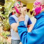 Manisha Koirala Instagram - Celebrating colours of life.. #happyholi #family #friendship #life #celebration