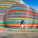 Meera Nandan Instagram - Happy colours 🌈 ✨#holi . 📸 @akhinair . #russiapavilion #expo2020 #dubai #mydubai #expo2020dubai #love #happycolors #colours #holi2022 #expodubai2020 #wonder #positivevibes #rainbow #happyholi Expo 2020 Dubai