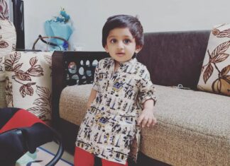 Meghana Raj Instagram - Hello! My lil big boy! #raayanrajsarja