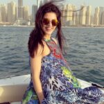 Mehrene Kaur Pirzada Instagram – It’s a beautiful life 😇 🤍 

#thankyouuniverse #yacht #life #dubai #traveldiaries The Palm Jumeirah, Dubai, UAE