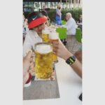 Mrudula Murali Instagram - @expo2020dubai with @nikhil6412 @khushali_11 and some German beer 🍻 ✨ #expo2020 #expo2020dubai