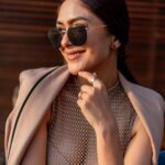 Mrunal Thakur Instagram - The Sun & the Sunnies ☀️ @danielwellington launched the newest eyewear collection and couldn't have asked for a better summer accessory 😎 Get yours now from the website www.danielwellington.com at 15% off with my code MRUNAL at checkout🧡💛 #danielwellington #dweyewear #paidpartnership