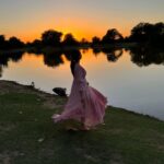 Mrunal Thakur Instagram - Sunsets state of Mind 🌅🦩 Bikaner-The Smart City