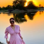 Mrunal Thakur Instagram - Sunsets state of Mind 🌅🦩 Bikaner-The Smart City