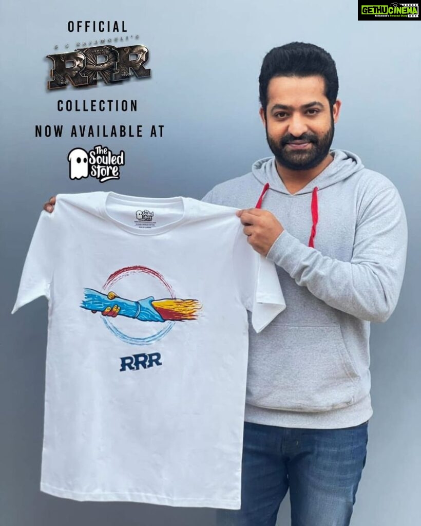 N. T. Rama Rao Jr. Instagram - This one is for our amazing fans! This movie is as epic as it can get, and we hope you love it. You can also cheer us on by donning these awesome RRR designs, now available on The Souled Store! Also, go follow The Souled Store and 5 lucky winners will get exciting gift vouchers!