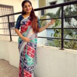 Nakshathra Nagesh Instagram - Saree @srinivi_collectionz Blouse @abarnasundarramanclothing #tamizhumsaraswathiyum #beingsaraswathy