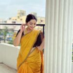 Nakshathra Nagesh Instagram - Good morning 😁 let me show you another pretty pretty saree from @aatwos ❤️