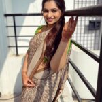 Nakshathra Nagesh Instagram – Another super weightless, easy to drape saree from @aatwos #beingsaraswathy #tamilumsaraswathiyum