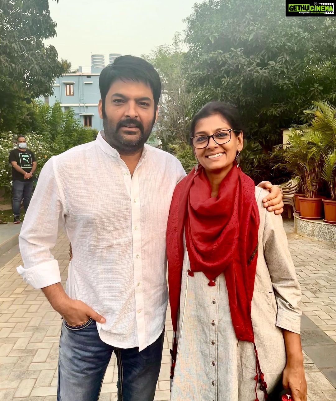 Nandita Das Instagram - Almost at the finish line! Truly grateful for the support we are getting from @naveen_odisha government and the people of #bhubaneswar @kapilsharma , the entire team and I have thoroughly enjoyed the experience of shooting here. Hope many more films get shot here in #odisha - the best kept secret!