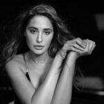 Nargis Fakhir Instagram - Never give up because great things take time! . . . : . . . 📸 @tejasnerurkarr 👗 @alliaalrufai 💄 @ajayvrao721 Hair @shefali_hairstylist.81 . . #nevergiveup #photography #blackandwhite #portraitphotography #keepgoing #love #life