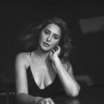 Nargis Fakhir Instagram – Never give up because great things take time! 
.
.
.
:
.
.
.
📸 @tejasnerurkarr 
👗 @alliaalrufai 
💄 @ajayvrao721 
Hair @shefali_hairstylist.81 
.
.
#nevergiveup #photography #blackandwhite #portraitphotography #keepgoing #love #life