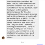 Navya Nair Instagram - Audience reviews .. thank u to everyone 🤗🤗🤗🤗
