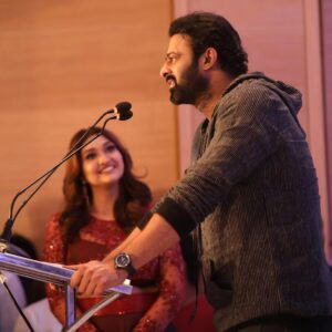 Neelima Rani Instagram - Can I ask for a better way to kick start my work??? Hosting #radheshyam pre releasing event was so much fun! I thank god for this opportunity 🙏🏼 yesss! I’m back to work..stay with me as ever n keep me going darlingsss 🤗❤️