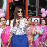 Neetu Chandra Instagram - Pink Power, a throwback to this breast cancer awareness program. Our women toil all day on their feet, be at home or any other workplace. Then why is it that we fail to take good care of them? It is so important to spread awareness about breast cancer which is taking into clutches our women without whom you won't be able to go a day. Let's take a pledge to get ourselves checked at regular intervals, take care of ourselves, to put ourselves first. #nituchandrasrivastava #breastcancerawareness #breastcancer #throwback #awareness #women