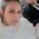 Neha Dhupia Instagram - Major sync issues , feel free to blame it on the #sleeplessnights 😆😆😆 @diva_rose21 giving us major Mike 🎤 goals 😂😂😂😂 #workmode #delhi #reels #feelitrerlit