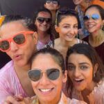 Neha Dhupia Instagram – The best kinda mess! From ours to yours … #happyholi 💜💜💜💜