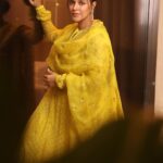 Neha Dhupia Instagram – … and it was called #Yellow ✨ …. #eventdiaries … in @archanajaju.in @mitavaswani @hamidahairartis 📸 @thetiltedlens