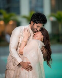 Nikki Galrani Instagram - Love. Happiness. Positivity ♥️♾

Outfits by @anushreereddydesign 
Nikki’s Jewelry by @vajrjewels
Styled by @neeraja.kona 
Assisted by @manogna_gollapudi
Makeup & Hair by @page3salonalwarpet 
Shot by @camerasenthil @weddingbycamerasenthil