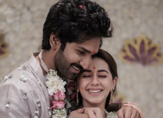 Nikki Galrani Instagram - The best thing to hold onto in life is each other. We found each other a couple of years ago & it’s official now 💍 24.3.2022 This day was really special to us. We got engaged in the presence of both our families 🌸 Seeking all your love & blessings as we take on this new journey together ♥️ Aadhi in @payalsinghal Nikki in @anjushankarofficial @tulsisilks @chennaidiamonds Styled by @neeraja.kona Shot by @ashokarsh Make up & hair by @page3salonalwarpet Decor by @designquotient_dq