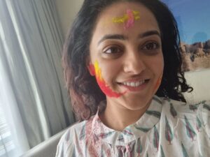 Nithya Menen Instagram - Holi ! 😀 

@parkhyatthyderabad