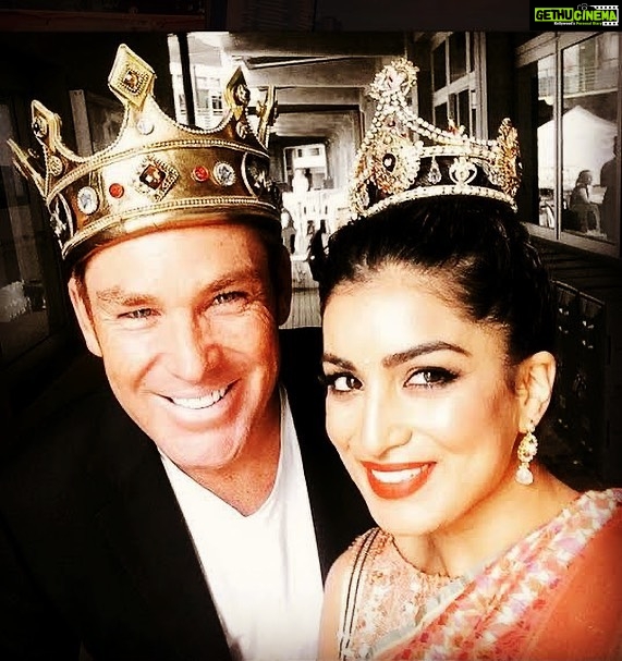 Pallavi Sharda Instagram - To the man with whom I once sat upon a float, Whose love of India matched that of his baked beans on toast. To the King of Moomba, the King of Spin, The world was your audience, when your wrist took the win. Thank you legend - for the bowls, the laughs and the antics, We will miss you dearly, Your heart and your giant bag of seam tricks. ❤️🙏🏽