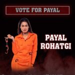 Payal Rohatgi Instagram - Thank you everyone for your support. Payal ji again in nomination. You can do vote thru message & online, details are in poster. Please vote & support an honest and genuine person🙏 #teampayal #payalrohatgi #lockupp #shernipayal