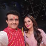 Pooja Bose Instagram - Met after ages and what fun it was @souravganguly thanks a lot