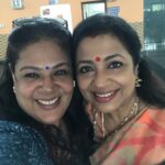 Poornima Bhagyaraj Instagram - Happy birthday to my dear beautiful friend Lakshmi. Our friendship has weathered so many years and hope it will see many more years . 🥂to our friendship. Love you Laks. Hv a wonderful day
