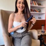 Pragya Jaiswal Instagram - My smile says it ALL - the only cord free straightener, and yes no extreme heat damage !! I love my Dyson Corrale 💕 @dyson_india #DysonIndia #DysonHair #DysonCorrale #Gifted Campaign by @adzione