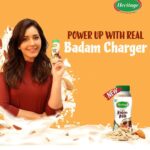 Raashi Khanna Instagram - Thanks to the Heritage Badam Charger, I could give my best today! The new cool crunchy drink from Heritage gives instant energy anytime, anywhere. The badam charger brought out a unique great taste. It has no artificial ingredients, colours, or flavours. I have made my choice of keeping this closer. So, what are you waiting for? Grab the real badam charger today from the stores near you! Follow @heritagefoodslimited to know more! #CoolCrunchyCharger https://www.heritagefoods.in/products/flavoured-milk/badam-charger