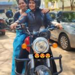 Rachitha Mahalakshmi Instagram - Time for a ride With my Ruddy 🏍️ @premi_venkat hope u enjoyed 🥰