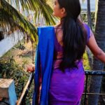 Rachitha Mahalakshmi Instagram - Lovely Evenings welcoming Sadhana.... 😇😇😇😇😇 #idhusollamarandhakadhai Saree love @yaalaboutique 🥰🥰