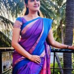 Rachitha Mahalakshmi Instagram - Lovely Evenings welcoming Sadhana.... 😇😇😇😇😇 #idhusollamarandhakadhai Saree love @yaalaboutique 🥰🥰