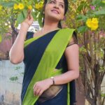 Rachitha Mahalakshmi Instagram – Smile 🙂, it’s a free therapy 🙂🙂🙂
Happy mornings….. 😇😇😇😇
Wt a lovely combo 
Saree love @yaalaboutique 🥰🥰🥰🥰🥰🥰🥰 
#idhusollamarandhakadhai 
9.pm on colours tamil 📺👈👈👈👈