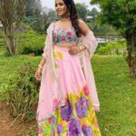 Raiza Wilson Instagram - These colours 😍 Styling - @blueprint_by_navya_divya & @designbyblueprint Outfit - @malarvikrambridalcouture Jewellery - @fineshinejewels Assistant- @swaa_thii_