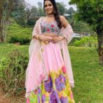Raiza Wilson Instagram - These colours 😍 Styling - @blueprint_by_navya_divya & @designbyblueprint Outfit - @malarvikrambridalcouture Jewellery - @fineshinejewels Assistant- @swaa_thii_