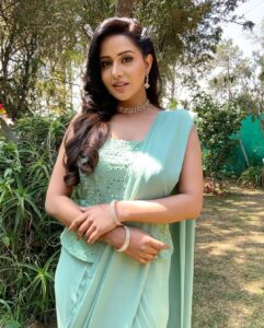 Raiza Wilson Instagram - What I wear is how I feel 💚 Styling - @blueprint_by_navya_divya & @designbyblueprint Jewellery - @fineshinejewels Assistant- @swaa_thii_