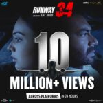 Rakul Preet Singh Instagram – A successful take-off.
#Runway34Teaser has already crossed 10M+ views. Thank you for all the love and support ❤️

Catch the #Runway34Teaser, by clicking the link in bio!

@amitabhbachchan @ajaydevgn @boman_irani @carryminati @aakankshasingh30  @angira @adffilms @kumarmangatpathak @vickssharma @meenaiyerofficial @panorama_studios
@hasnain_husaini @jaykanojia @iamsandeepkewlani