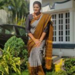 Rekha Krishnappa Instagram - Look at the combination of colours it's so beautiful. Thanks for this beautiful saree @utpaladesigns I enjoyed wearing this saree. . . . #sareecollections #sareedraping #sareestyle #sareelove #sareeindia #sareeonlineshopping #sareefashion #sareeaddict #sareelover India