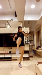 Ritika Singh Instagram - Shadowboxing is my most favourite thing in the world!
I don’t even look at it as a workout, but it is an incredible one at that 👊🏻
No matter how many times you practice a combination or a kick or even a basic punch, it’s never enough! You only keep getting better and start finding new ways to improve your skill set ⚔️
Like the greatest Bruce Lee said “I fear not the man who has practiced 10,000 kicks once, but I fear the man who has practiced 1 kick 10,000 times”

#practicemakesperfect #shadowboxing #boxing #kickboxing #training #workoutroutine #fightlikeagirl