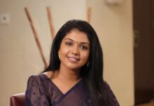 Riythvika Instagram - Saree love 💜 @v.m.fashions Photo edit @jagadishphotography_