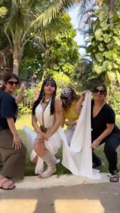 Rubina Dilaik Instagram - Beyonce to me is Power , and had to celebrate Women Power with these brilliant women behind all my Fabulous looks @anusoru @nidhikurda @vids5_world …. . . . #reels #rubinadilaik #beyoncé #trending