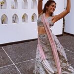 Rukmini Vijayakumar Instagram - Dancing …. Just because … #dance #indian #bollywood #fun #sunnydays #ghagra #pastel