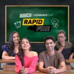 Rukshar Dhillon Instagram - Does Ruhi top the Rapid fire as well?🤔 Watch and find out! #Jugaadistan streaming on @lionsgateplayin @gopaldatt @ahsaassy_ @taarukraina @sumeetvyas @arjun__mathur @parambratachattopadhyay @lukramsmil @himika_bose @danishsood @kavyatrehan @akvarious @adhaarnotacard @sanjeevkumarnair @rohitjain_im @a_myth_25