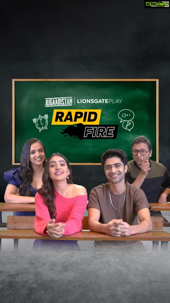 Rukshar Dhillon Instagram - Does Ruhi top the Rapid fire as well?🤔 Watch and find out! #Jugaadistan streaming on @lionsgateplayin @gopaldatt @ahsaassy_ @taarukraina @sumeetvyas @arjun__mathur @parambratachattopadhyay @lukramsmil @himika_bose @danishsood @kavyatrehan @akvarious @adhaarnotacard @sanjeevkumarnair @rohitjain_im @a_myth_25