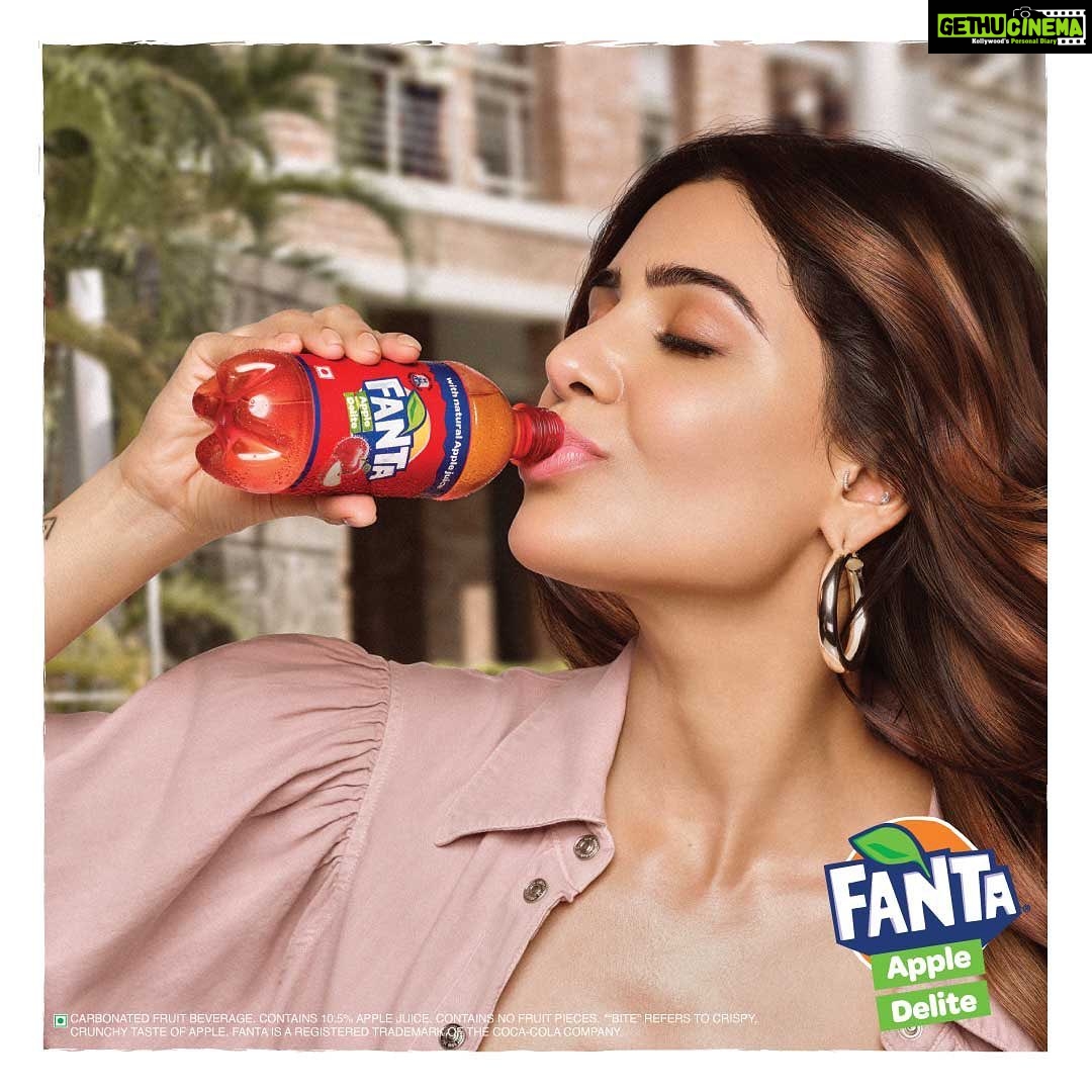Samantha Instagram - Join in on the fun with the New Fanta Apple Delite – the drink with an apple bite! 💥 🍎 Get the taste of real apples with 2x the fun! Try it now! #FantaAppleDelite #fantaapple