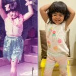 Sameera Reddy Instagram – When dreams come true❣️My Then & My Now💫 #messymama #thenandnow #blessed🎈