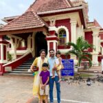 Sameera Reddy Instagram – A beautiful Sunday morning with the kids at Shanta Durga Temple , Kavale🙏🏼 we are blessed to live so close to our family temple and we try coming here as often as we can #blessed seeking lots of positive and powerful blessings for all ! 💫  #shantadurgatemple #goa Shree Shantadurga Saunsthan, Kavale, Ponda, Goa