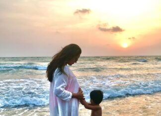 Sameera Reddy Instagram - I questioned myself so many times if I should have a second baby . I was a complete wreck after my first born . PPD hit me like a brick . I lost control of my body and my self worth. And it took a toll on my marriage because I had no clue how to handle it . I had a rock of husband, amazing in laws and my family that never let my hand go thru it all and that really helped 🙏🏼 So many women ask me how I knew I wanted another child . Honestly everyone’s journey is different and it’s hard to pin down what makes you sure . But I will tell you that the only thing i knew is that this lil girl , my Nyra , showed me how fearless I am and I knew it was my decision and I could handle it . Because those sleepless nights , the body changes and the adjustment to the first born is not easy .. but it’s not difficult either . So many factors . Financial , emotional or just plain support that can make it the right or wrong decision . Women are stronger than they give themselves credit for. And our gut instinct is the most powerful voice if we just listen and believe . I trusted mine and I’m so glad I did . Whatever your voice is saying , even if it’s choosing not to be a mom or to stay single or to have more than one child . It’s your choice and no one can pressure you otherwise ❤️ Trust your instinct #woman #youarepowerful 💫